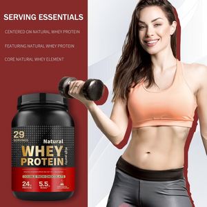 Çekirdek <span class=keywords><strong>Protein</strong></span> tozu içecek karışımı olarak doğal peynir altı suyu proteini ile çift zengin çikolata lezzet - Product Image 3