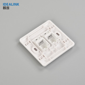 <span class=keywords><strong>Rete</strong></span> di comunicazione RJ45 Presa A Muro Face Plate 2 Porta Doppia Faccia Piastra - Product Image 4