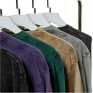 Camiseta de Cuello Redondo para Hombre, 100% Algodón, Color Sólido, Estilo Casual, Tejido de Punto Jersey, Corte Regular, Diseño Liso, Personalizable con Logotipo - Product Image 1