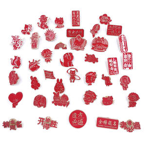 <span class=keywords><strong>Prix</strong></span> usine personnalisé émail scarabée épingles Animal Badge rouge mignon dessin animé conception personnalisée épinglette Badge épingle - Product Image 3