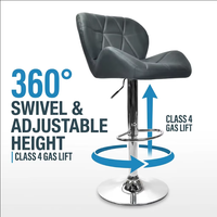 Meubles de salle à manger, tabourets de bar modernes de style nordique, utilisés dans les cuisines commerciales, base en métal avec repose-pieds, chaises de bar pivotantes en cuir PU