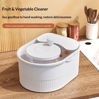 Draagbare handmatige plastic fruit- en groentewas- en reinigingsborstel met multifunctionele eigenschappen