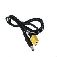 Vente en gros Charge de batterie de voiture DC5521 femelle vers XT60 Câble adaptateur d'alimentation Câble connecteur CC pour charge de batterie de drone