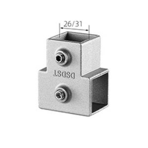 Conectores de Tubo Cuadrado de Aleación de Aluminio y Acero Inoxidable, Soporte de Unión Integrado de Fundición a Presión para Mecanizado, Superficie Anodizada - Product Image 4