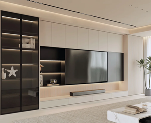 Ensemble Meuble TV et Armoire Minimaliste Moderne pour Salon - Design Élégant, Rangement Ample, Matériaux de Haute Qualité - Product Image 2