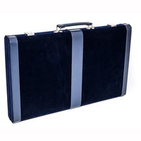 Étui rétro de jeu en cuir PU, classique, Portable, voyage, échecs, pliable