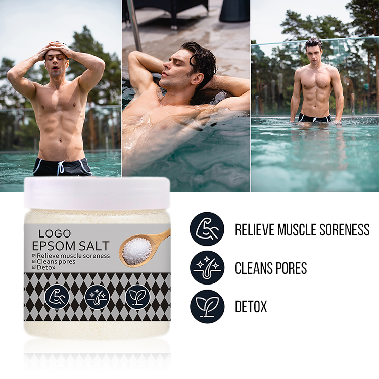 Оптовая продажа, Органическая Ароматизированная соль эпсома, замачиваемая кристаллическая соль эпсома