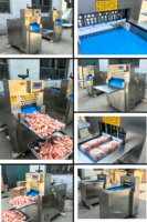 Nouvelle trancheuse automatique de viande congelée Jiayang avec lame en acier inoxydable, épaisseur réglable pour bœuf, agneau et bacon