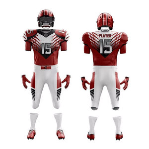 Uniformes de football américain de qualité supérieure, service OEM, logo personnalisé, short 100% polyester, vêtements de sport, uniforme personnalisé, prix avantageux - Product Image 1