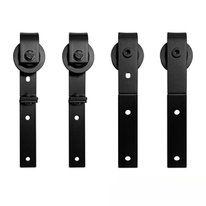 Kits de herrajes <span class=keywords><strong>para</strong></span> puertas de Granero plegables deslizantes tipo <span class=keywords><strong>T</strong></span> personalizados <span class=keywords><strong>Riel</strong></span> colgante de diseño moderno <span class=keywords><strong>para</strong></span> puertas plegables - Product Image 5