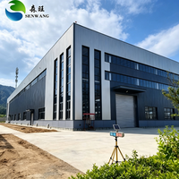 Bâtiment d'atelier préfabriqué en structure métallique sur mesure, construction métallique résistante au vent pour projet d'usine en zone côtière - Offre Spéciale