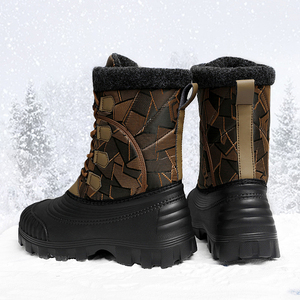 Nouveauté vente en gros fourrure hommes longue <span class=keywords><strong>chaussette</strong></span> bottes haut haut russie hiver imperméable chaussures de plein air genou USA Offres Spéciales - Product Image 6