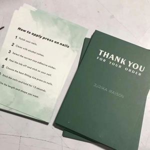 การ์ดขอบคุณงานแต่งงานแบบกำหนดเอง พิมพ์โลโก้ฟอยล์สีสันสดใสบนกระดาษ - Product Image 5