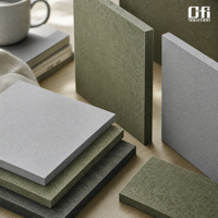 NRC 0.95 Polyester Akoestisch Paneel OEKO-TEX 100 Ecologisch Akoestische PET Panelen voor Commerciële Akoestische Ruimtes