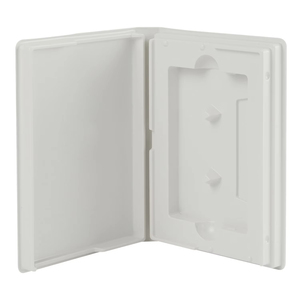 Boîtier de protection en plastique rigide blanc pour cassette audio, boîte de rangement pour une seule cassette, pour collection de musique rétro, affichage et remplacement - Product Image 2