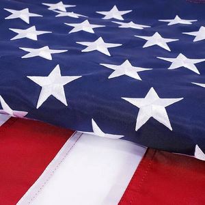 Bandera de EE. UU. Negra con Estrellas Bordadas, Impresa Digitalmente, de Alta Calidad, Personalizada para Campañas, 3x5 Pies, 100D, Directo de Fábrica 2023 - Product Image 3