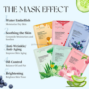 Mascarilla Facial de Frutas Multiefectos Hidratante, Nutritiva y Antiarrugas, Logotipo Propio, Mascarillas Faciales Personalizadas de Belleza Coreana al Por Mayor - Product Image 2