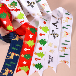 Custom100 % strisce di nastro regalo in gros-grain stampate a mano per fiocchi per ragazza - Product Image 2