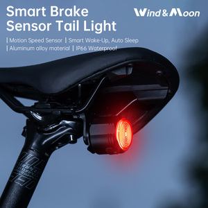 Feu arrière <span class=keywords><strong>de</strong></span> vélo étanche IP66 en aluminium CNC avec détection <span class=keywords><strong>de</strong></span> freinage intelligente pour les activités <span class=keywords><strong>de</strong></span> plein air et la conduite nocturne - Product Image 1