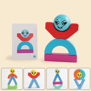 Hot New Arrival Montessori Wooden Toy Building Blocks Children Creative Educational Stack Balance Toy for Kids Boys and Girls - Product Image 4