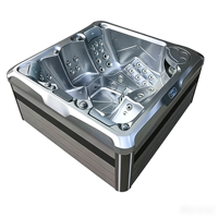 Spa pour 5 personnes avec 2 sièges inclinables, spa de massage en acrylique, piscine spa Balboa