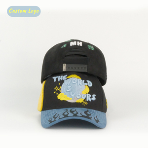 Casquette de baseball brodée avec logo personnalisé, visière incurvée, fermeture snapback, doublure en satin, casquette de sport pour adultes - Product Image 1