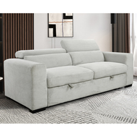 Canapé-lit pliable multifonctionnel pour salon, idéal pour la sieste, gain de place, design tendance, en tissu