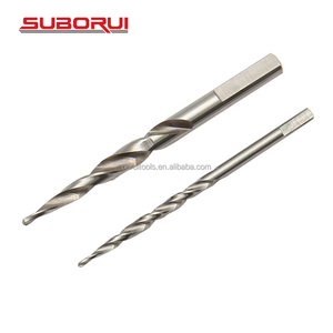 SUBORUI 3mm HSS 1/4 M2 Titanium Replacement <strong>Wood</strong> Countersink <strong>Drill</strong> <strong>Bit</strong> Set Parabolic Flute Tapered Point Woodworking <strong>Drill</strong> <strong>Bit</strong> - Product Image 5