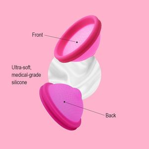 <span class=keywords><strong>Disco</strong></span> <span class=keywords><strong>menstrual</strong></span> de silicona de grado médico suave reutilizable grande a precio de fábrica - Product Image 1
