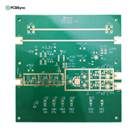 PCB Rogers RT Duroid 5870 personnalisé 0,508 mm ENIG pour applications d'antenne de large bande et d'alimentation de puissance à ondes millimétriques