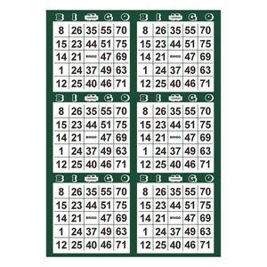 Solutions d'impression en gros en stock : Billets de bingo haute définition, cartes de bingo imprimées numériquement - Product Image 5