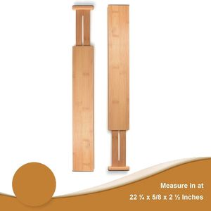 Ventes chaudes : séparateur de <span class=keywords><strong>tiroir</strong></span> en bois pour vaisselle, séparateur de <span class=keywords><strong>tiroir</strong></span> en <span class=keywords><strong>bambou</strong></span> réglable à ressort pour la cuisine - Product Image 2