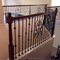 Articles en fer forgé ornementaux broches balustres pour escalier main courante balustrade balcon porte clôture