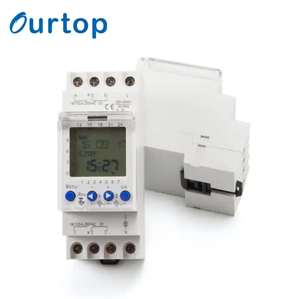 2 kênh kỹ thuật số lập trình hẹn giờ kỳ nghỉ chu kỳ chương trình đồng hồ ngẫu nhiên thời gian chuyển đổi có hoặc không có đèn nền - Product Image 1