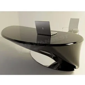 Modern Boss CEO Manager Schreibtisch Büromöbel Computer tisch Einzigartiges Design Executive Desk