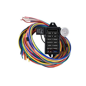 Boîte à fusibles 12 circuits Dragon Leap Automotive, faisceau de câblage 12V, âme en cuivre, isolation en PVC pour système électrique automobile - Product Image 2