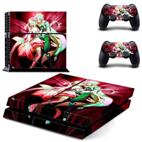 Autocollant pour console de jeu PS4 Fat, autocollant de protection de console de jeu, autocollant de contrôleur de jeu