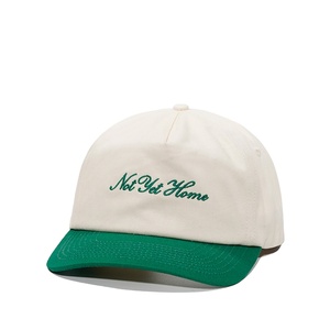 Gorra de Béisbol de 5 Paneles con Logotipo Personalizado OEM, Sin Estructura, Visera Ligeramente Curvada, Cierre a Presión, Bordado de Algodón, Color de Contraste - Product Image 2