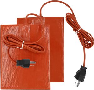 Car Engine Silicone Electric Heating Pad 120v 300w 6x8 Inch Universal Engine <b>Heater</b> Car Oil Pan <b>Heater</b> Pad - Product Image 6