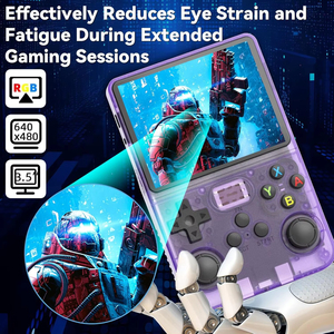 Consola de juegos <span class=keywords><strong>retro</strong></span> portátil R36S con sistema Linux de código abierto, pantalla IPS de 3,5 pulgadas, más de 20000 juegos, reproductor de videojuegos portátil de 64GB - Product Image 4
