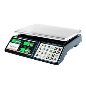 ميزان إلكتروني رقمي OEM مع وظيفة حساب السعر بوحدات الكيلوغرام والرطل، سعة 15 كجم/30 كجم/40 كجم/60 كجم - Product Image 1