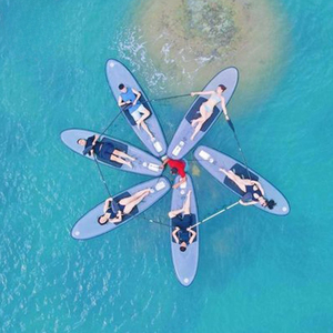 Ngoài trời tất cả các xung quanh sup thân thiện với môi di động trong suốt <span class=keywords><strong>Stand</strong></span>-Up paddleboard phụ kiện mái chèo ván lướt sóng cho Unisex sử dụng - Product Image 3