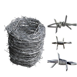 Fil <span class=keywords><strong>barbelé</strong></span> galvanisé à double torsion haute tension Bwg17*200m pour l'agriculture anti-escalade - Product Image 5