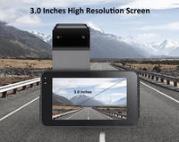 Caméra de voiture Full HD 1080P avec enregistrement en boucle, vision nocturne, mode stationnement, Wi-Fi, double objectif 2K, DVR