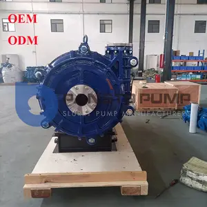 6-Inch Hoge Chroom Gelegeerd Ijzererts Slak Slurry Pomp Rubber 6/4 Hy85/160 Prijzen Cement Slurry Mixer En Pomp