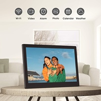 CMS-Verwaltung Cloud-Rahmen 15,6-Zoll-IPS-Bildschirm in einem WLAN-LCD-Poster Android Digital Signage mit Touch-Display