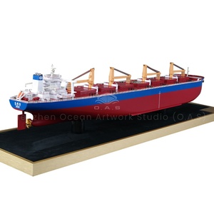 Handmade 103cm Diecast tàu mô hình xuất sắc tay nghề hậu cần hiện tại tùy chỉnh hull tàu cấu trúc đồ chơi - Product Image 1