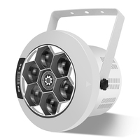 SHTX – Projecteur laser LED à six faisceaux, le mieux noté, RVBW, à changement de couleur, DMX512, pour KTV, bars, spectacles DJ, 6*15W, têtes mobiles
