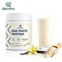 Poudre de protéines d'albumine d'œuf Qbioflex OEM/ODM favorisant la croissance musculaire maigre et le soutien immunitaire – Complément alimentaire en poudre protéinée