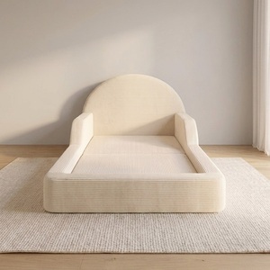 <span class=keywords><strong>Letto</strong></span> a pavimento in schiuma <span class=keywords><strong>Montessori</strong></span> in offerta speciale per camerette dei bambini, mobili sicuri per bambini, letti con telaio morbido e materasso in spugna, preassemblati - Product Image 1